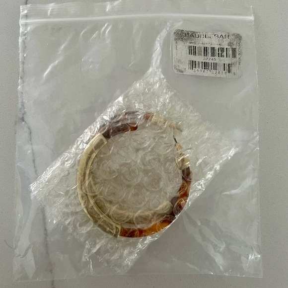 Baublebar Tortoise & Gold Hoop Earrings - Picture 2 of 2